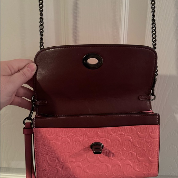 Coach Pink Crossbody Bag - Picture 3 of 8
